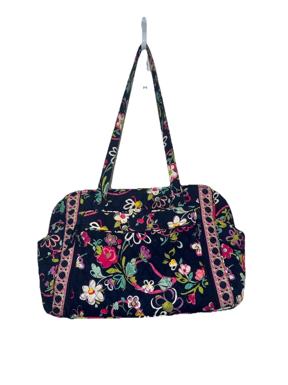 Vera Bradley Ribbons Make A Change Baby Diaper Bag w Changing Pad Retired Tote